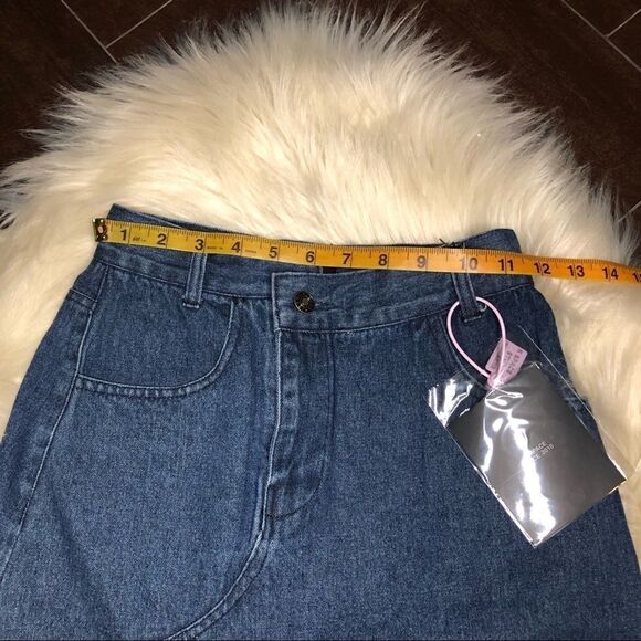 K•Space dark denim asymmetrical skirt sz XS/Small - Picture 14 of 15